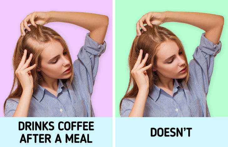 تاثیر قهوه خوردن بر موها
